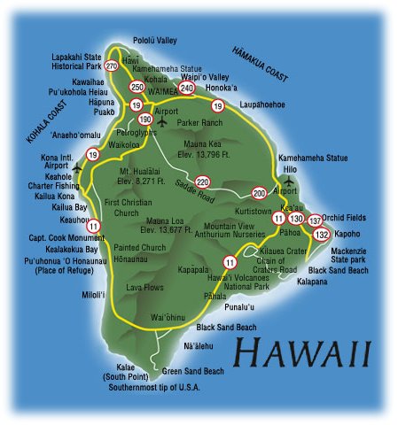 Big Island Map